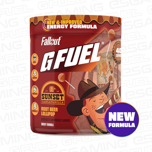 G Fuel Sunset Sarsaparilla 2.0 Tub - 40 Servings - Fallout