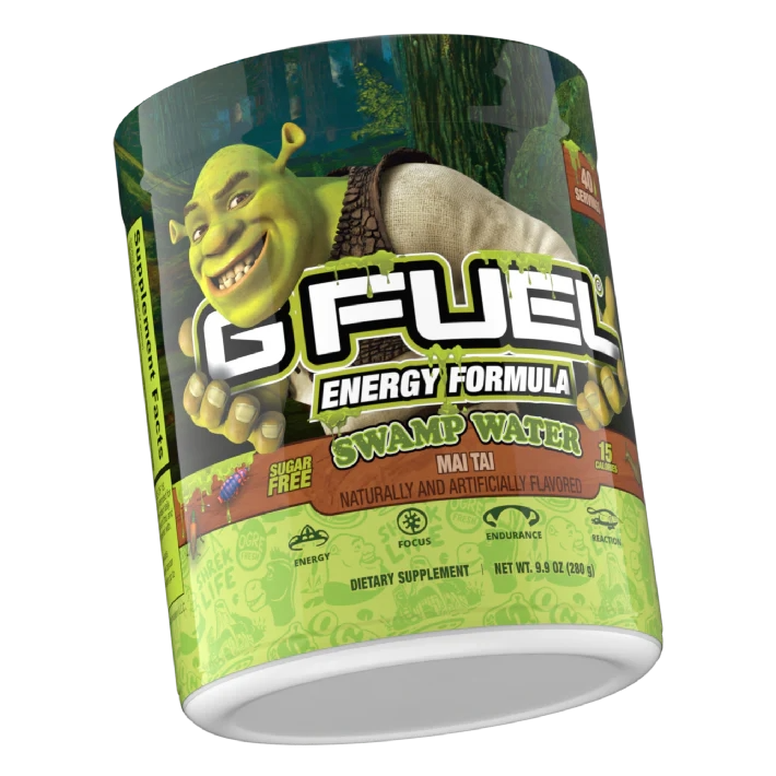 G Fuel Swamp Water Tub - 40 Servings - Shrek