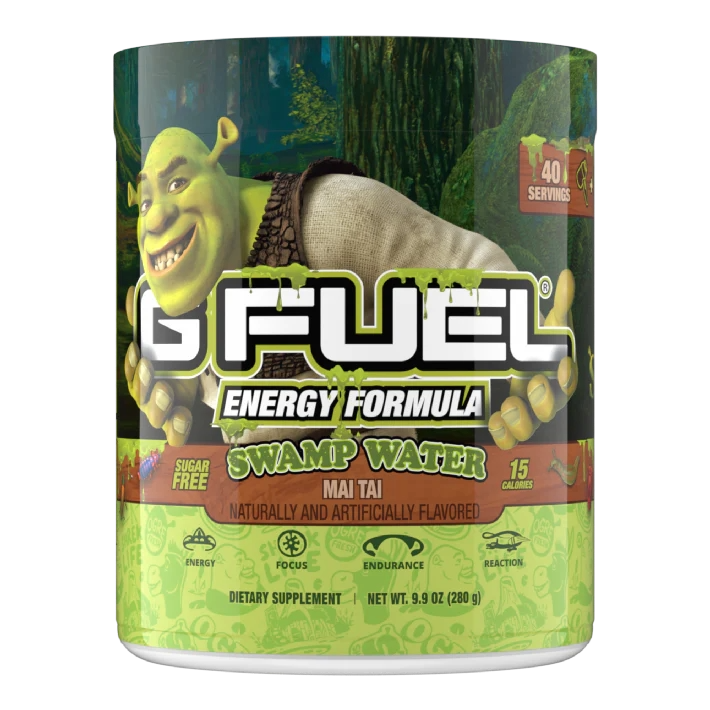 G Fuel Swamp Water Tub - 40 Servings - Shrek