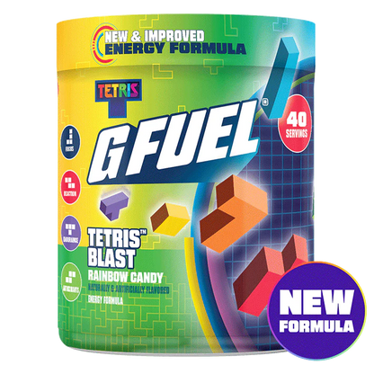 G Fuel Tetris Blast 2.0 Tub - 40 Servings