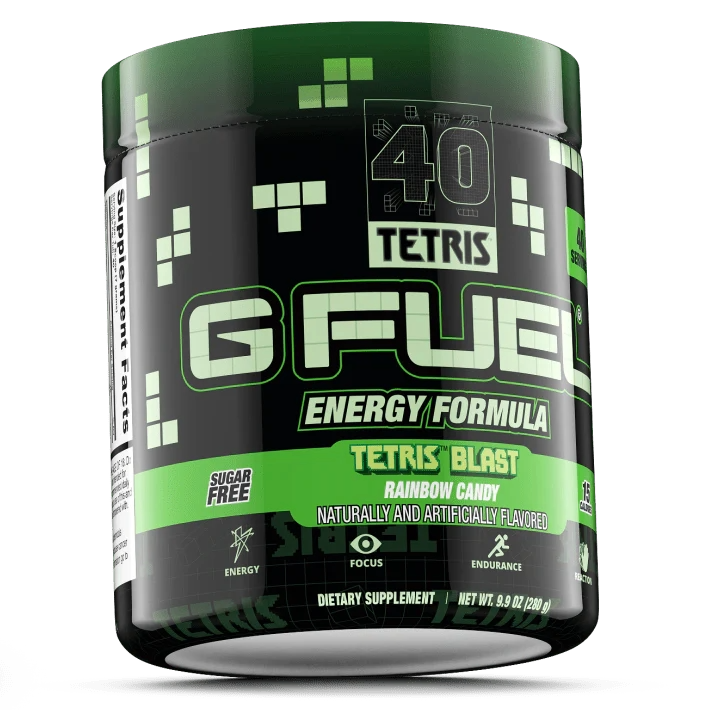 G Fuel Tetris Blast Remastered Tub - 40 Servings