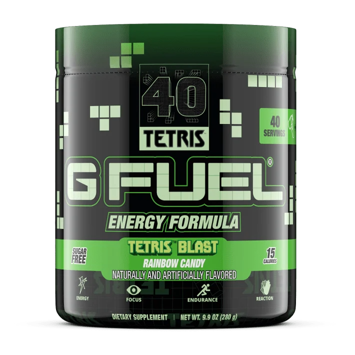 G Fuel Tetris Blast Remastered Tub - 40 Servings