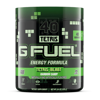 G Fuel Tetris Blast Remastered Tub - 40 Servings