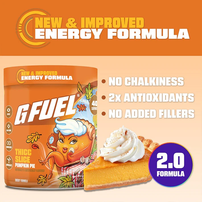 G Fuel Thicc Slice 2.0 Tub - 40 Servings