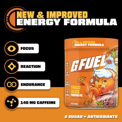 G Fuel Thicc Slice 2.0 Tub - 40 Servings