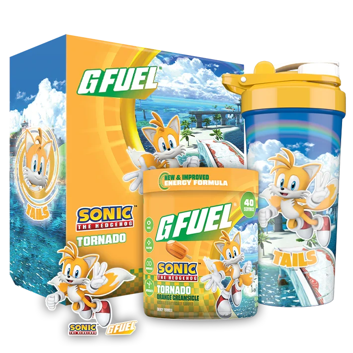 G Fuel Tornado Collector Box - Sonic The Hedgehog