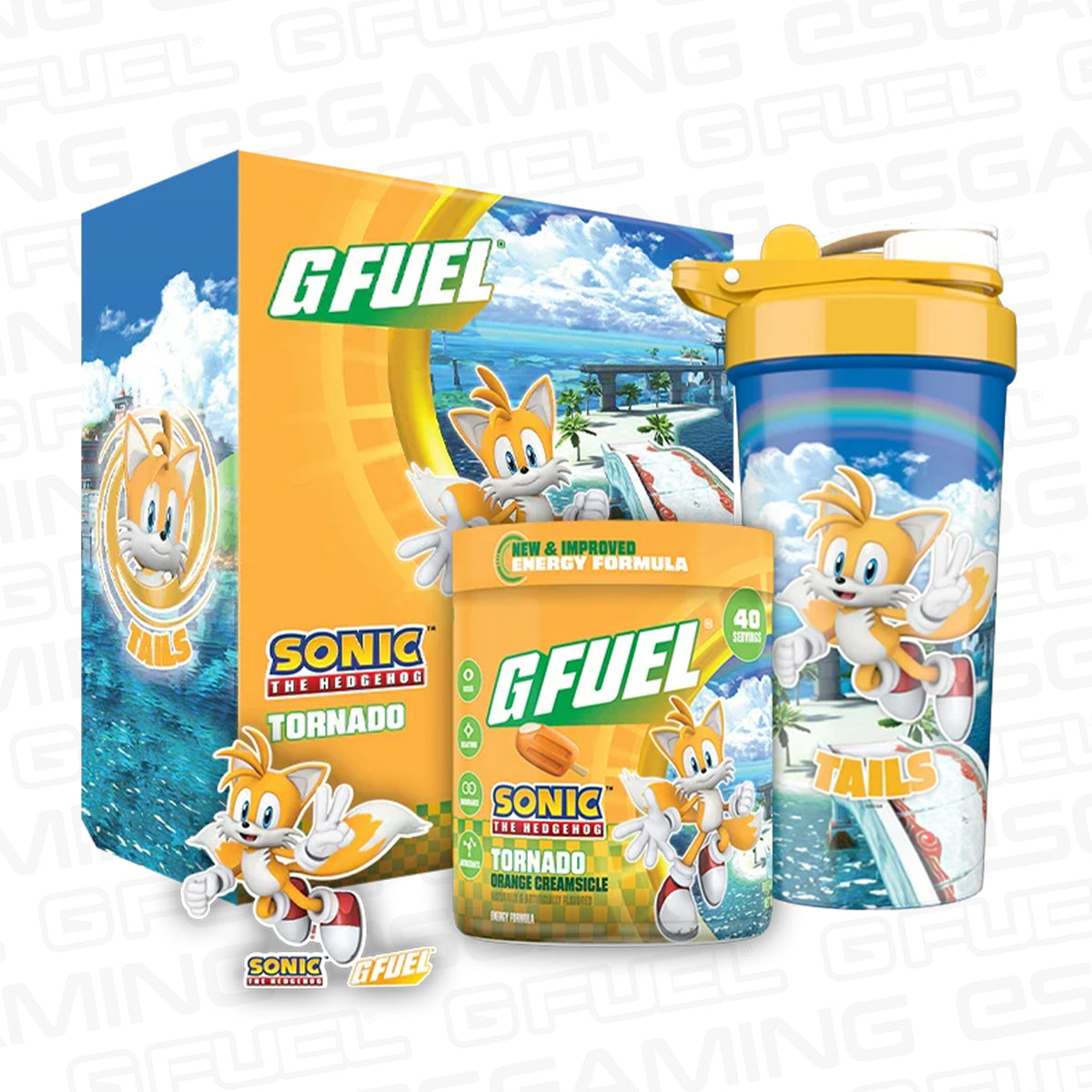 G Fuel Tornado Collector Box - Sonic The Hedgehog