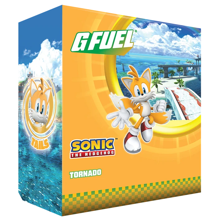 G Fuel Tornado Collector Box - Sonic The Hedgehog