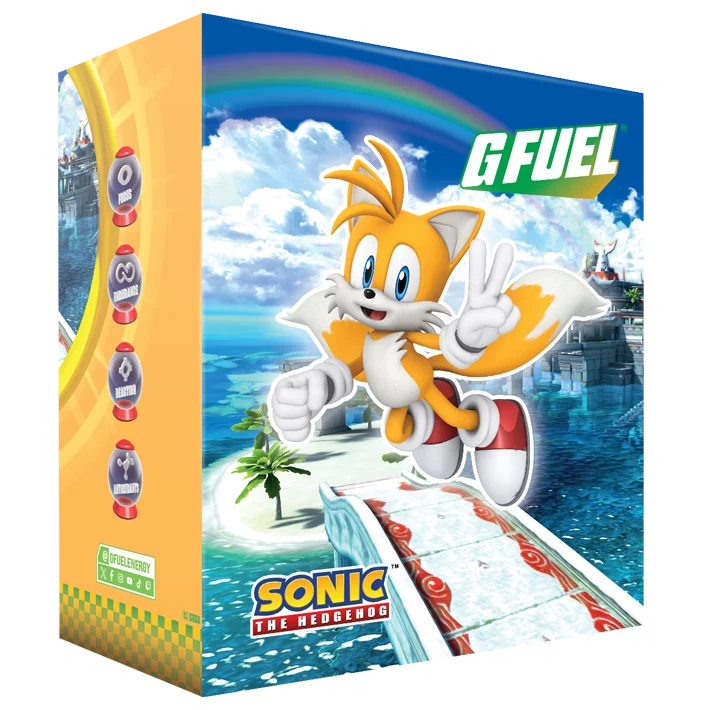 G Fuel Tornado Collector Box - Sonic The Hedgehog