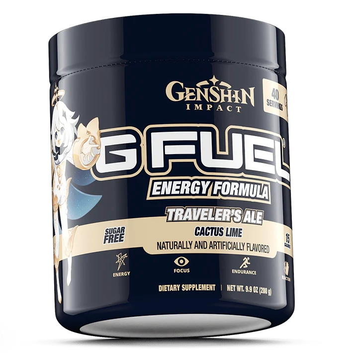 G Fuel Traveler's Ale Tub - 40 Servings - Genshin Impact