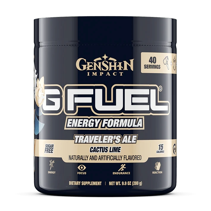 G Fuel Traveler's Ale Tub - 40 Servings - Genshin Impact