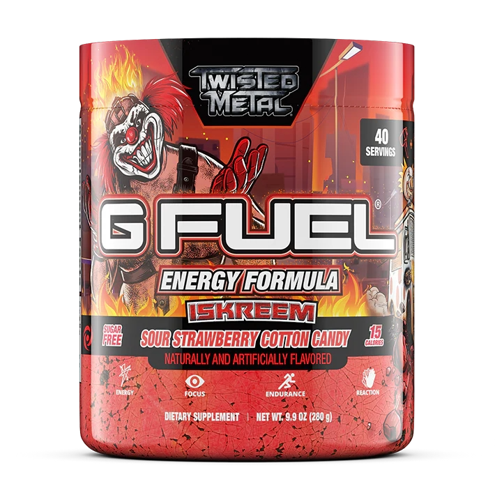 G Fuel Twisted Metal Iskreem Tub - 40 Servings