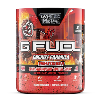 G Fuel Twisted Metal Iskreem Tub - 40 Servings