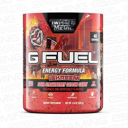 G Fuel Twisted Metal Iskreem Tub - 40 Servings