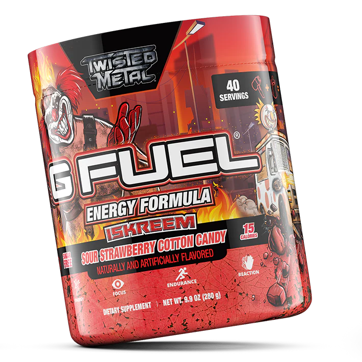 G Fuel Twisted Metal Iskreem Tub - 40 Servings