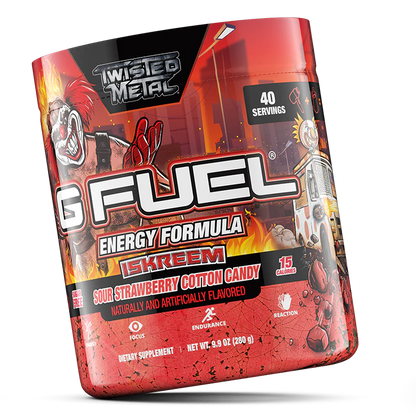 G Fuel Twisted Metal Iskreem Tub - 40 Servings