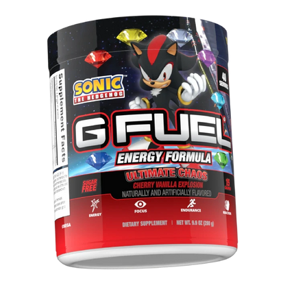 G Fuel Ultimate Chaos Tub - 40 Servings - Sonic The Hedgehog