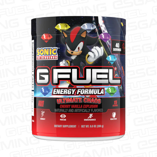 G Fuel Ultimate Chaos Tub - 40 Servings - Sonic The Hedgehog