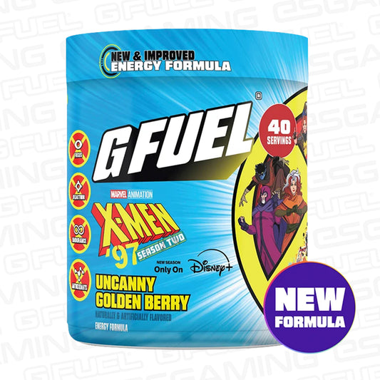 G Fuel Uncanny Golden Berry 2.0 Tub - 40 Servings - X-Men 97