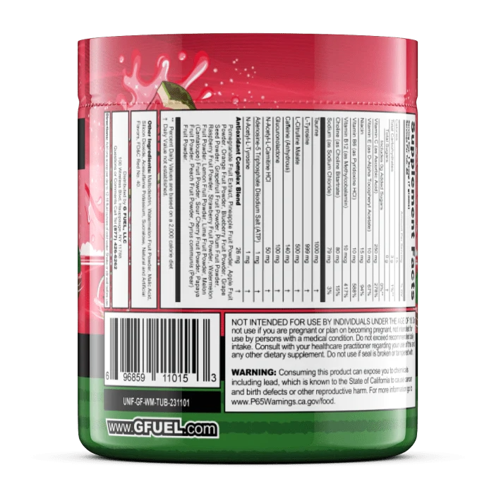 G Fuel Watermelon Tub - 40 Servings