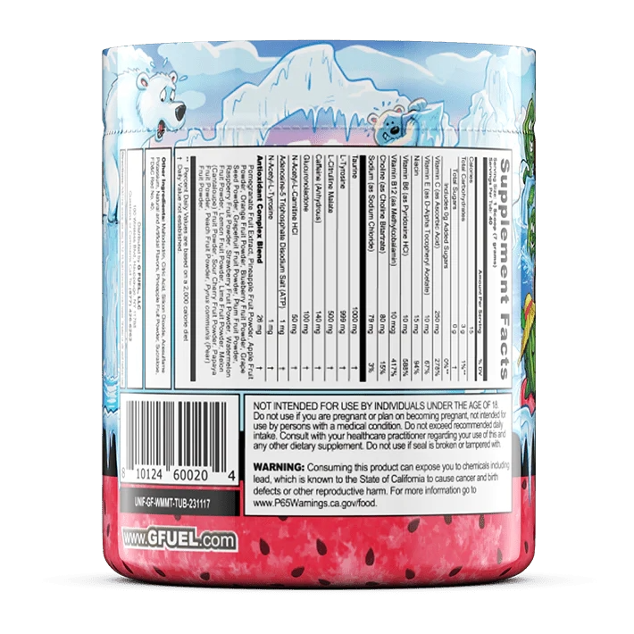 G Fuel Watermelon Mint Tub - 40 Servings
