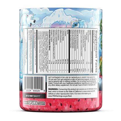 G Fuel Watermelon Mint Tub - 40 Servings