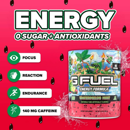 G Fuel Watermelon Mint Tub - 40 Servings