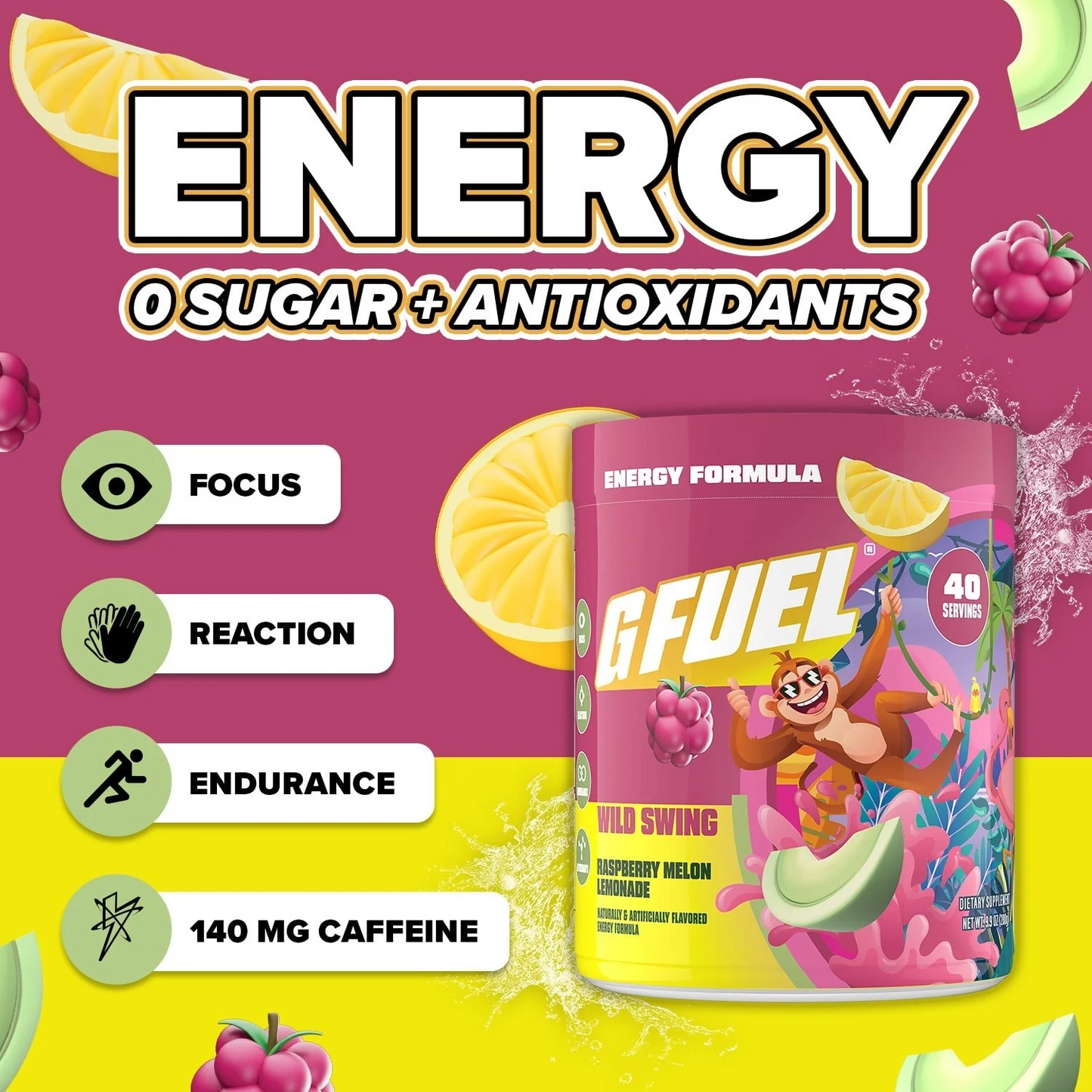 G Fuel Wild Swing Tub - 40 Servings