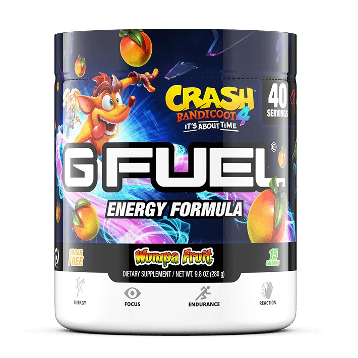G Fuel Wumpa Fruit Tub - 40 Servings - Crash Bandicoot