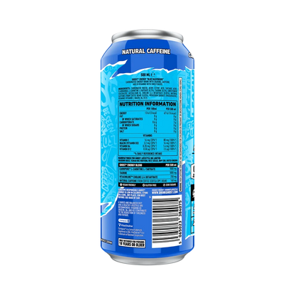 Ghost Energy Blue Raspberry Cans - 12 x 500ml