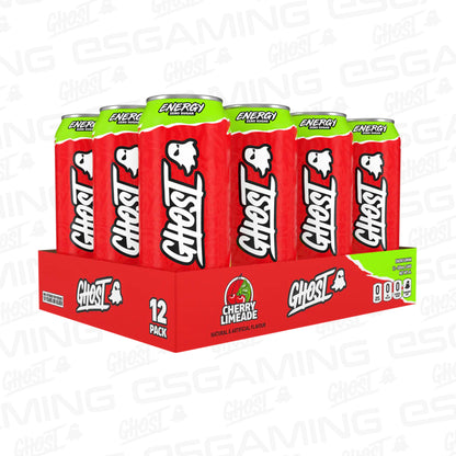 Ghost Energy Cherry Limeade Cans - 12 x 500ml