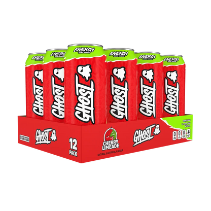 Ghost Energy Cherry Limeade Cans - 12 x 500ml