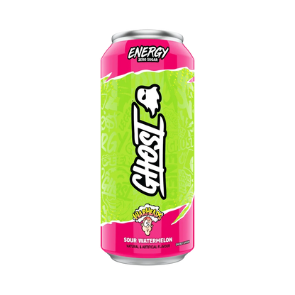 Ghost Energy Sour Watermelon Cans - 12 x 500ml