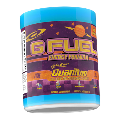 G Fuel Nuka Cola Quantum Tub - 40 Servings - Glow In The Dark Bundle