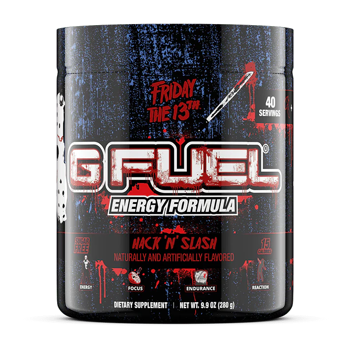 G Fuel Hack 'N' Slash Tub - 40 Servings - Friday The 13th