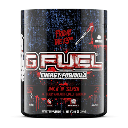 G Fuel Hack 'N' Slash Tub - 40 Servings - Friday The 13th