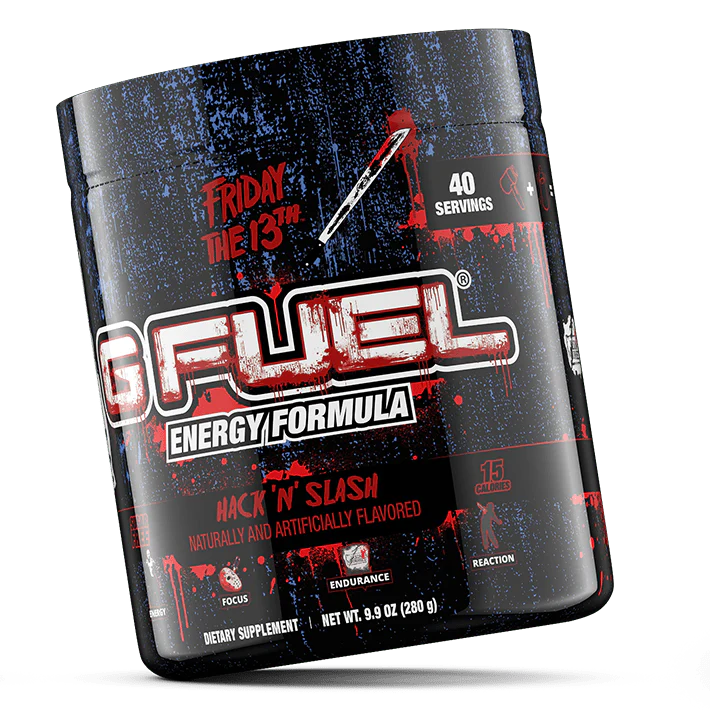 G Fuel Hack 'N' Slash Tub - 40 Servings - Friday The 13th