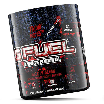 G Fuel Hack 'N' Slash Tub - 40 Servings - Friday The 13th