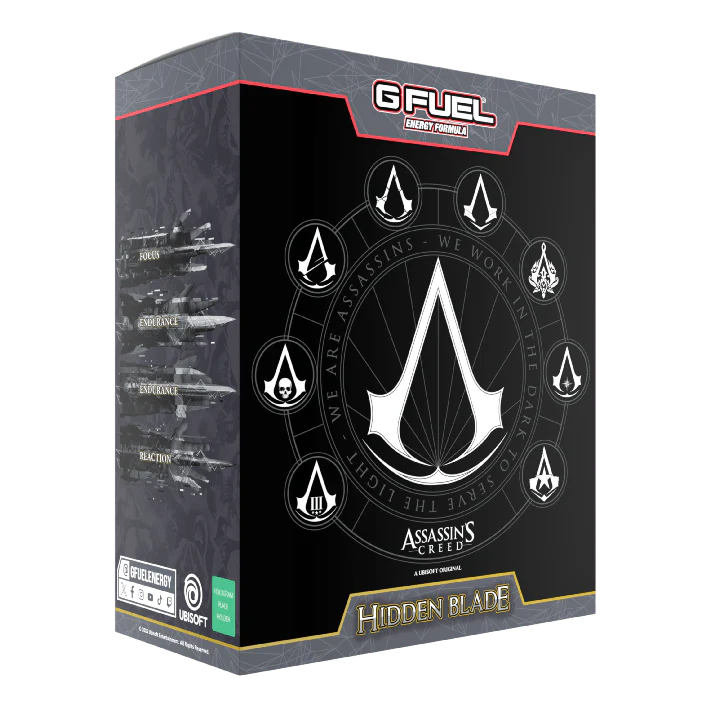 G Fuel Hidden Blade Collector Box - Assassin's Creed