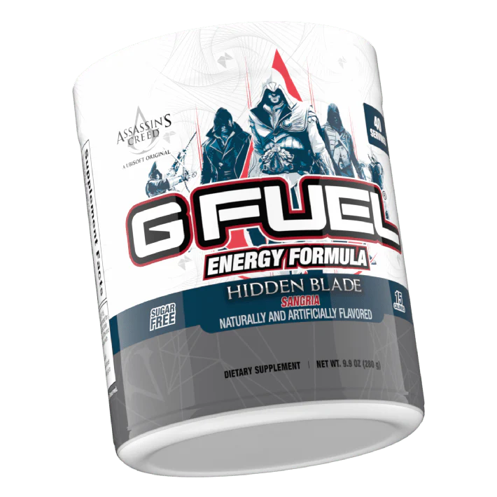 G Fuel Hidden Blade Tub - 40 Servings - Assassin's Creed