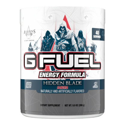 G Fuel Hidden Blade Tub - 40 Servings - Assassin's Creed