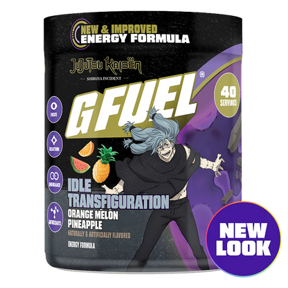 G Fuel Idle Transfiguration 2.0 Tub - 40 Servings - Jujutsu Kaisen