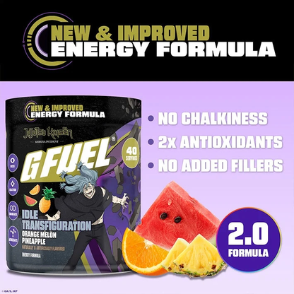 G Fuel Idle Transfiguration 2.0 Tub - 40 Servings - Jujutsu Kaisen