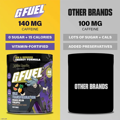 G Fuel Idle Transfiguration 2.0 Tub - 40 Servings - Jujutsu Kaisen
