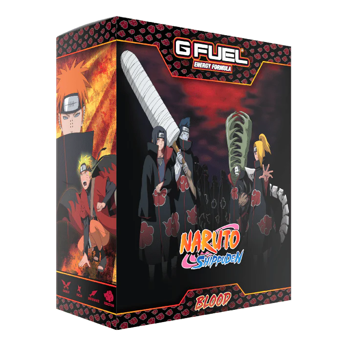 G Fuel Akatsuki Blood Collector Box - Naruto