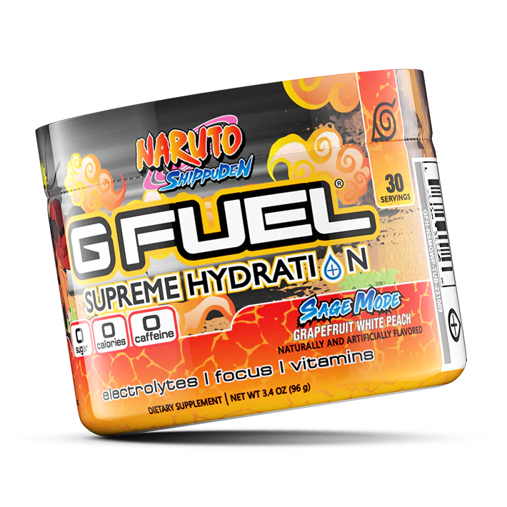 G Fuel Naruto's Sage Mode Supreme Hydration - 30 Servings