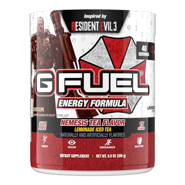 G Fuel Nemesis Tea Tub - 40 Servings - Resident Evil 3