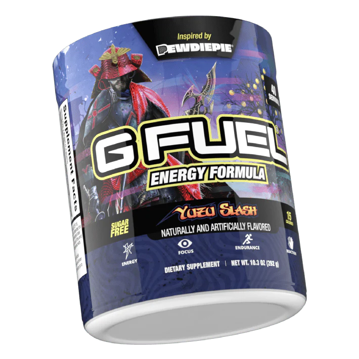 G Fuel Yuzu Slash Tub - 40 Servings - PewDiePie