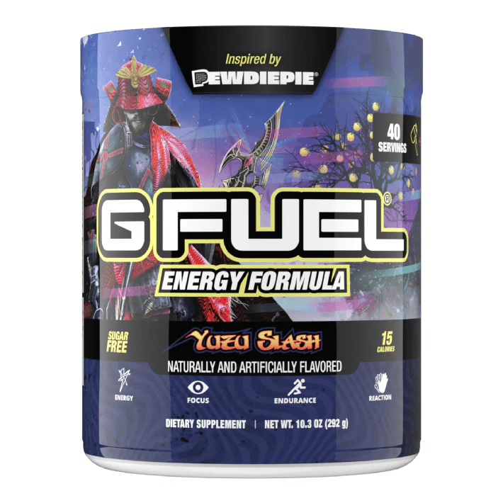 G Fuel Yuzu Slash Tub - 40 Servings - PewDiePie