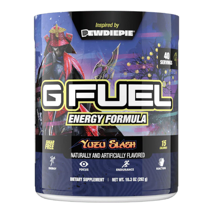 G Fuel Yuzu Slash Tub - 40 Servings - PewDiePie